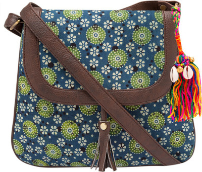 

Vivinkaa Women Casual Multicolor Cotton Sling Bag
