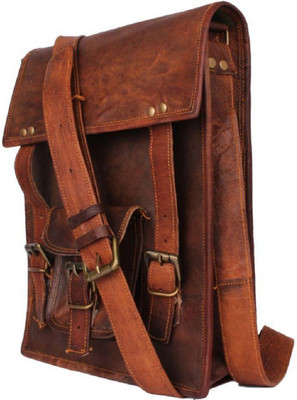 

Pranjals House Boys & Girls Casual Brown Genuine Leather Shoulder Bag