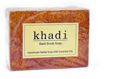 

Khadi Herbal Basil Scrub Soap 125gm(125 g)