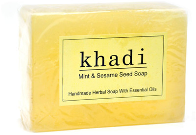 

Khadi Herbal Mint & Seasame Seed Soap 125gm(125 g)