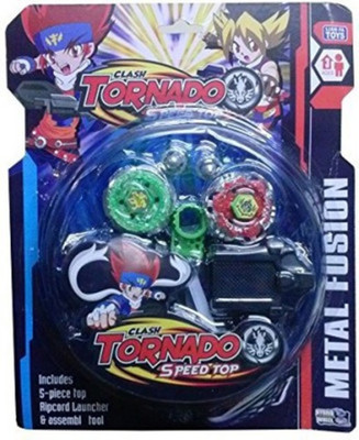 

Mahvi Toys Clash Tornado Speed Top Stadium Beyblade(Multicolor)