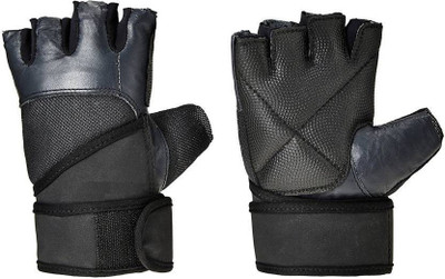 

Konex Leather Gym & Fitness Gloves () Gym & Fitness Gloves (, Black