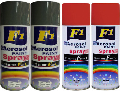 

F1 multicolor Spray Paint 450 ml(Pack of 4)