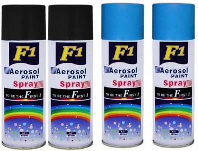 

F1 multicolor Spray Paint 450 ml(Pack of 4)