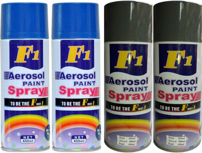 F1 multicolor Spray Paint 450 ml(Pack of 4)
