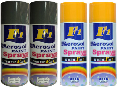 

F1 multicolor Spray Paint 450 ml(Pack of 4)