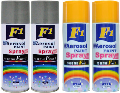 

F1 multicolor Spray Paint 450 ml(Pack of 4)