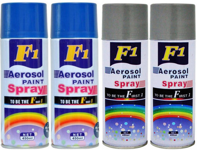 

F1 multicolor Spray Paint 450 ml(Pack of 4)