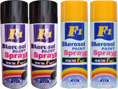 

F1 multicolor Spray Paint 450 ml(Pack of 4)