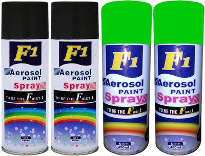 

F1 multicolor Spray Paint 450 ml(Pack of 4)