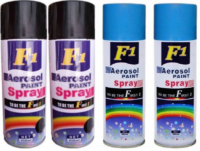 

F1 multicolor Spray Paint 450 ml(Pack of 4)