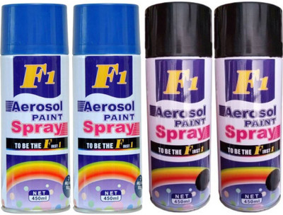 

F1 multicolor Spray Paint 450 ml(Pack of 4)