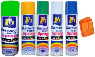 

F1 Multicolor Spray Paint 450 ml(Pack of 5)
