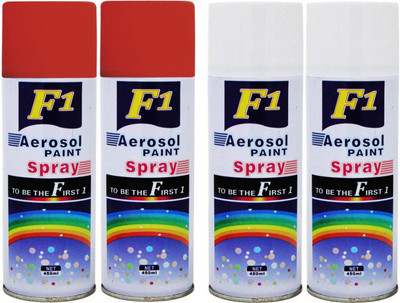 

F1 multicolor Spray Paint 450 ml(Pack of 4)