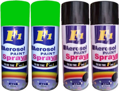 

F1 multicolor Spray Paint 450 ml(Pack of 4)