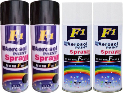

F1 multicolor Spray Paint 450 ml(Pack of 4)