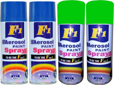 

F1 multicolor Spray Paint 450 ml(Pack of 4)