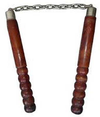 

GLS Wooden Nunchaku Gymnastic Stick Gymnastic Stick - 18 inch(Brown)