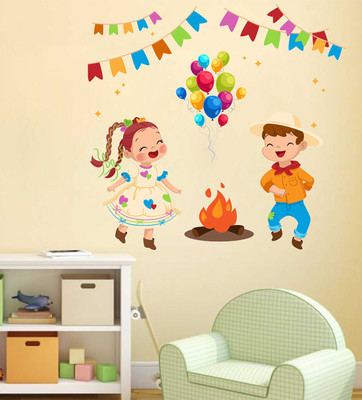 

WALLSTICK  Vinyl Sticker(Pack of 1, Multicolor