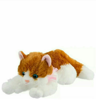 

soniya Enterprises cat - 30 cm(Brown, White)