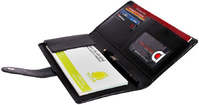 

Genix CP-18 Leather Travel Document Holder/Cheque Book Holder(Black)