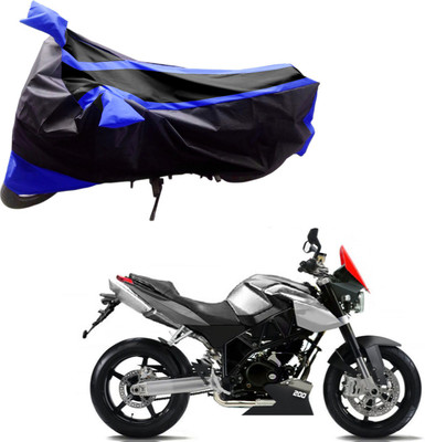 

Purpleheart Two Wheeler Cover for Bajaj(Pulsar 200 NS DTS-i, Black, Blue)