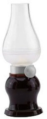 

VibeX ™ Retro LED Night Light Kerosene lamp, Rechargeable Batteries LED Bedroom Lamps ,Dinner Reading Camping Type - 109 Led Light(Black)