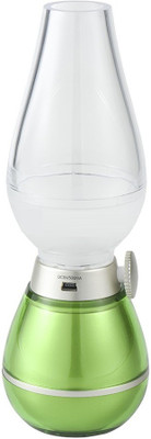 

VibeX ® USB LED Night Light Adjustable Blow Control Lamp Kerosene Candle Light Lamp Type - 114 Led Light(Green)