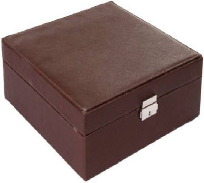 

Uberlyfe Travel Friendly Accessories Organizer Multi Purpose Vanity Box Vanity Box(Brown)