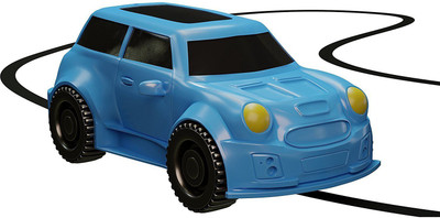 Suvesa Mini Magic Inductive Car [Follows Black Line] Magic Toy Car for Kids & Children(Blue)