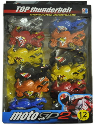 

Mahvi Toys Bike Pullback Friction Bike - Set Of 12 Bikes(Multicolor)