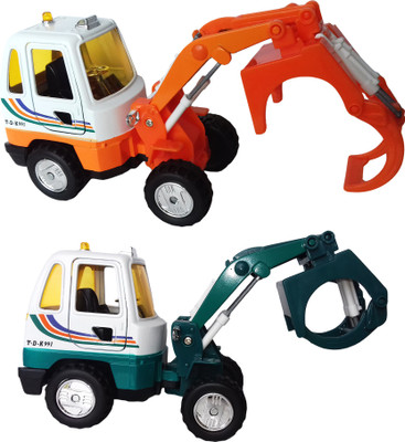 

kidoz kingdom DIE-CAST POWER MACHINE - Dredging(Green, Orange)