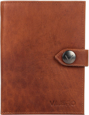 

Vajero Men Brown Genuine Leather Document Holder(3 Card Slots)