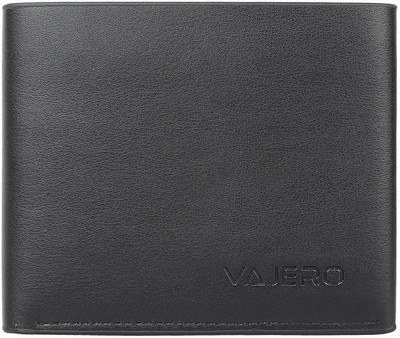 

Vajero Men Black Genuine Leather Wallet(6 Card Slots)