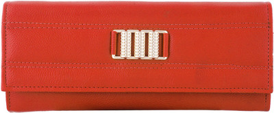 

Noble Designs Women Casual Red Artificial Leather Card Holder(6 Card Slots)