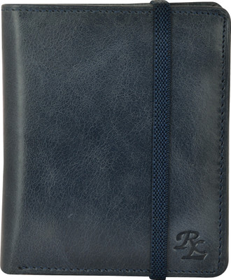 

R&L Men Blue Genuine Leather Wallet(9 Card Slots)