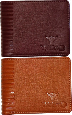 

WALLETO Unisex 100% Genuine Leather Business Card, Personal Id,Credit Card, Driving Licence Card Holder Cum Mini Money Wallet (No.9Combo_Wall_09_and_Wall_10), Slots Space for 8 Card Holder(Set of 2, Multicolor)