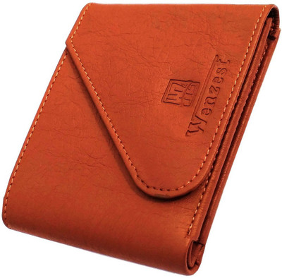 

Wenzest Men Tan Artificial Leather Wallet(3 Card Slots)