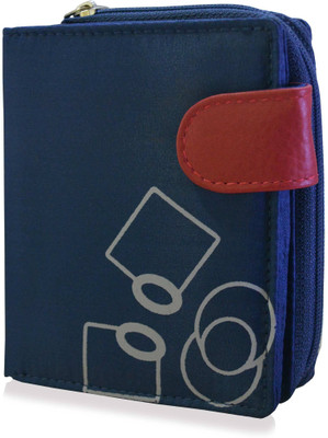 

My Pac Db Girls Casual Blue, White Artificial Leather Wallet(10 Card Slots)