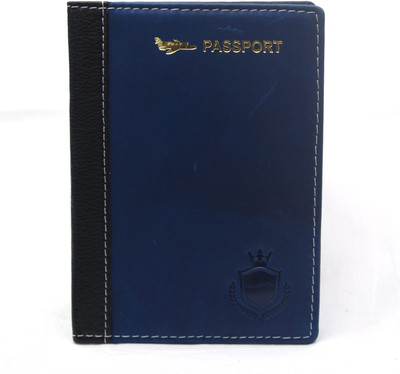 

Taufeeq international Men Blue Genuine Leather Document Holder(5 Card Slots)