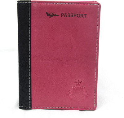 

Taufeeq international Men Pink Genuine Leather Document Holder(4 Card Slots)