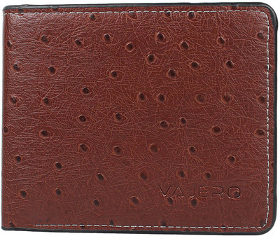 

Vajero Men Brown Genuine Leather Wallet(3 Card Slots)