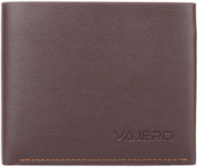 

Vajero Men Brown Genuine Leather Wallet(6 Card Slots)