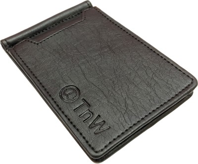 

inw Men Black Artificial Leather Money Clip(6 Card Slots)