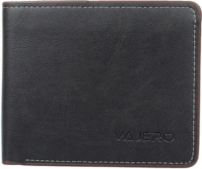 

Vajero Men Black Genuine Leather Wallet(3 Card Slots)