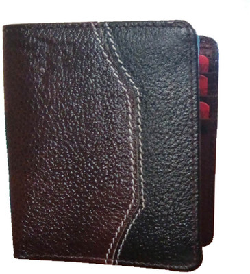 

Rich & Famous Men Multicolor Genuine Leather Wallet(5 Card Slots), Black;brown