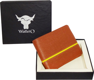 

WALLETO Unisex 100% Genuine Leather Business Card, Personal Id,Credit Card, Driving Licence Card Holder Cum Mini Money Wallet (No.1Wall_04), Slots Space for 6 Card Holder(Set of 1, Beige)