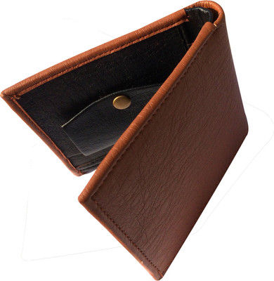 

FRIENDS & COMPANY Men Tan Genuine Leather Wallet(8 Card Slots)