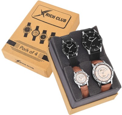 Rich Club Complete Family Combo Pack (Men&Women + Boy&Girl) Watch  - For Couple   Watches  (Rich Club)