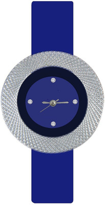 View PMAX WHITE DIAL FANCY DIAMOND STUDDED PU WATCH Watch  - For Women Wrist Watches Price Online(PMAX)